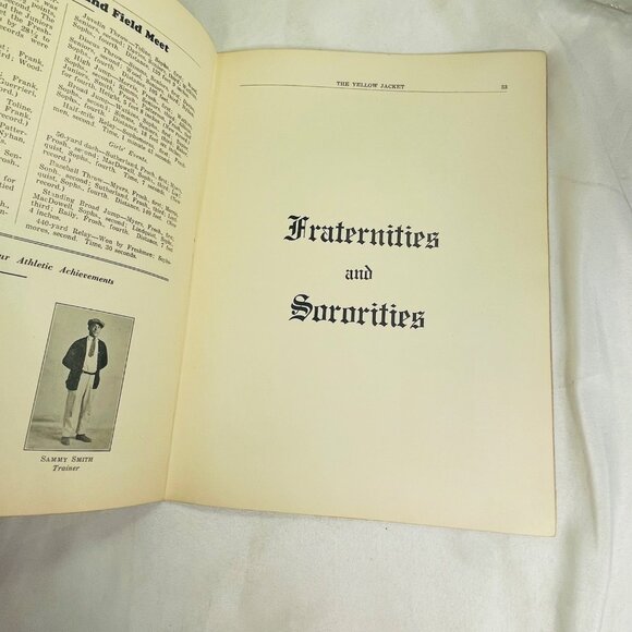 Waynesburg College 1927 Yellow Jacket Commencement Yearbook - Picture 7 of 8